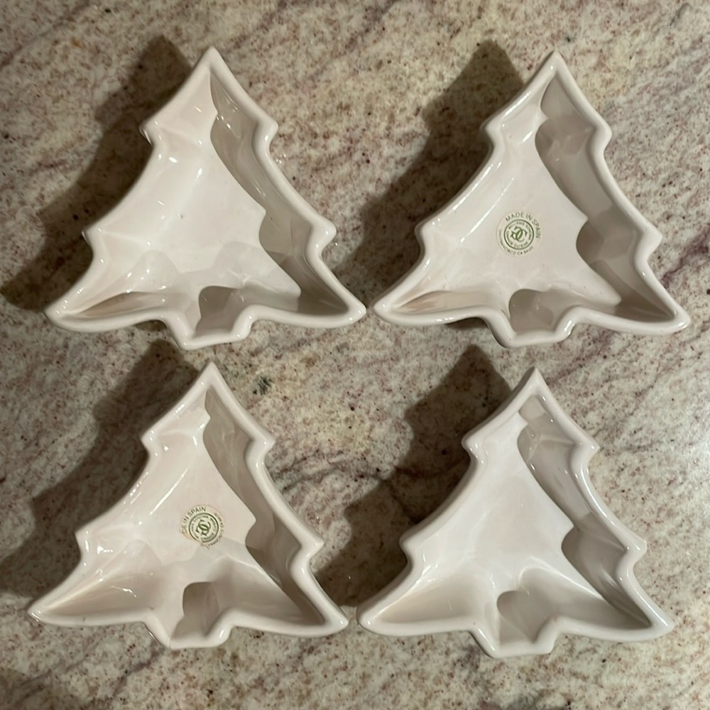 William Sonoma White Tree Porcelain dishes